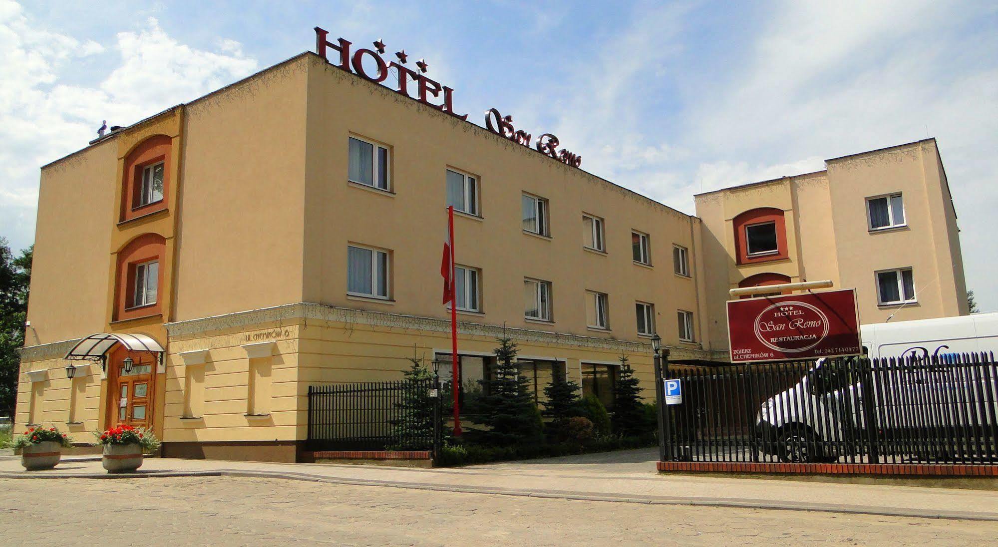 Hotel San Remo Zgierz Eksteriør billede
